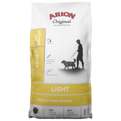 Arion Original Light All Breed  Foder Til Voksen Hund  12kg