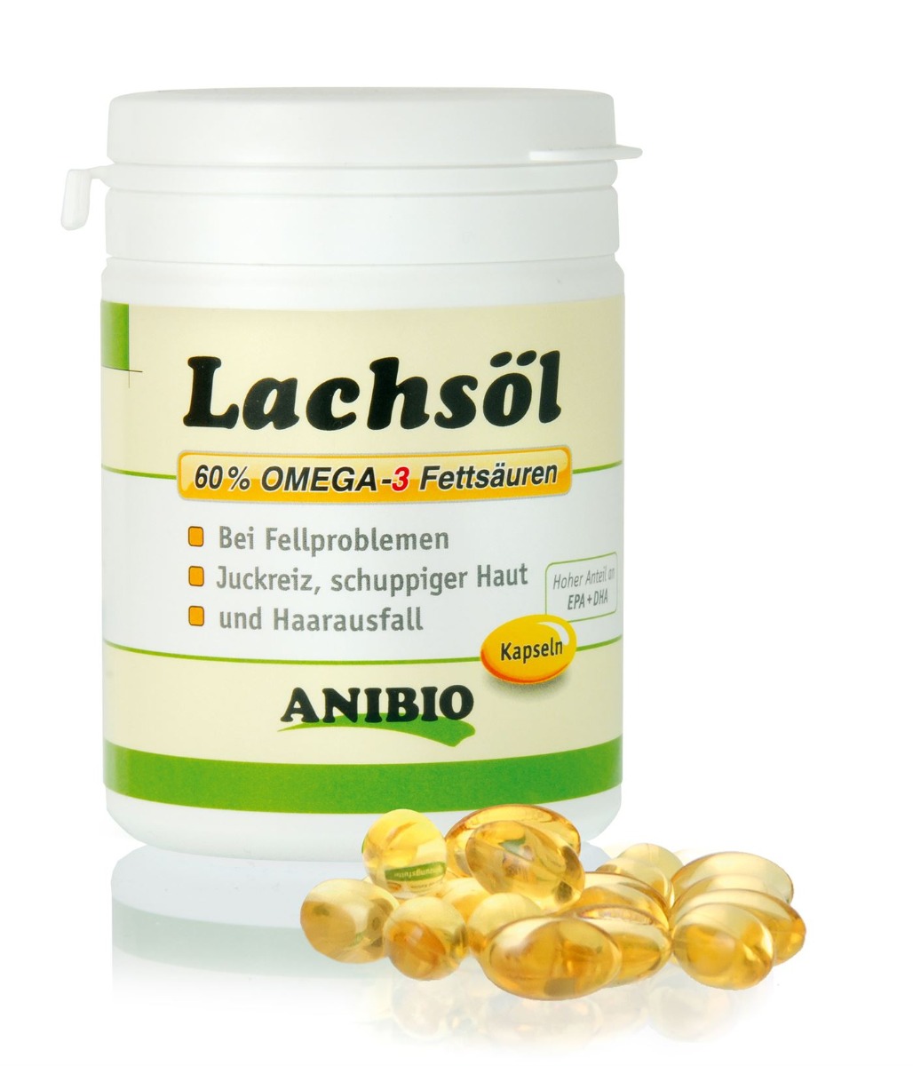 Anibio Lakse Olie Kapsler 180stk