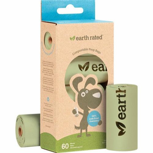 Earth Rated 60 Komposterbare Høm Høm Poser I 4 Ruller