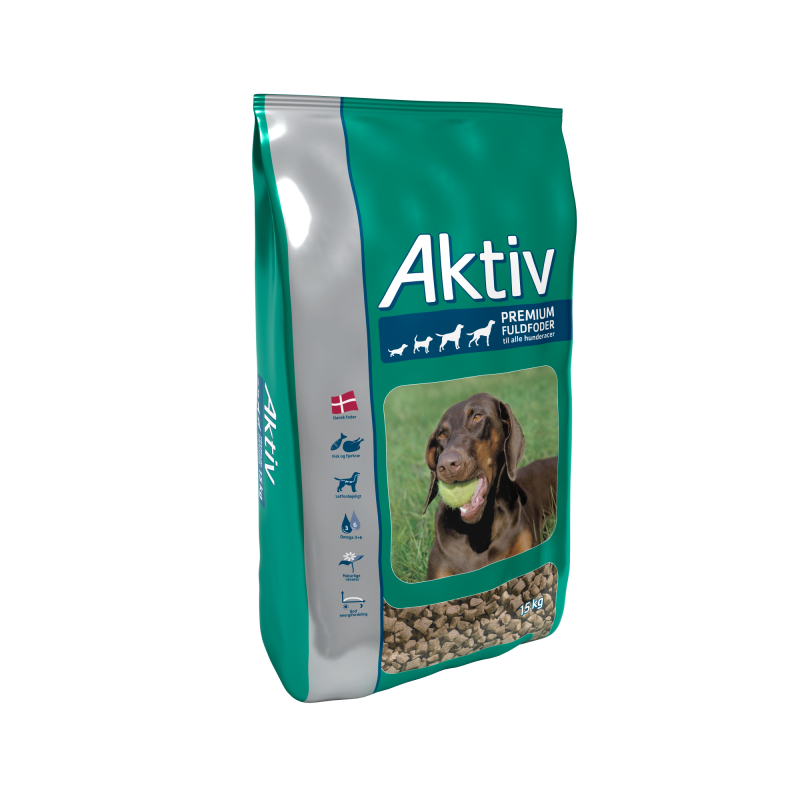 Aktiv Fuldfoder Hund 15 Kg