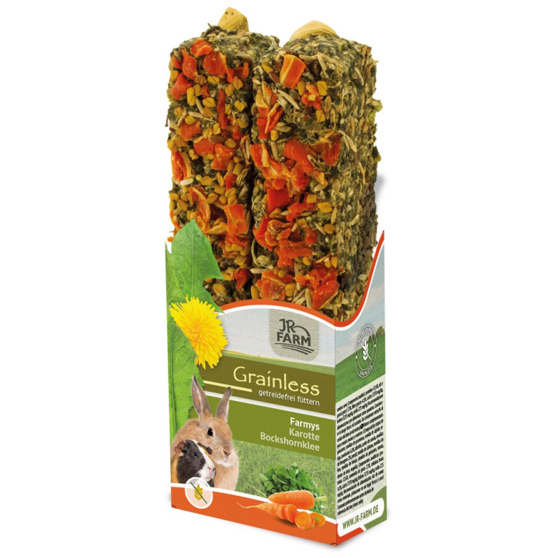 Jr Farm Grainless Farmys Gulerod Bukkehorn  140g