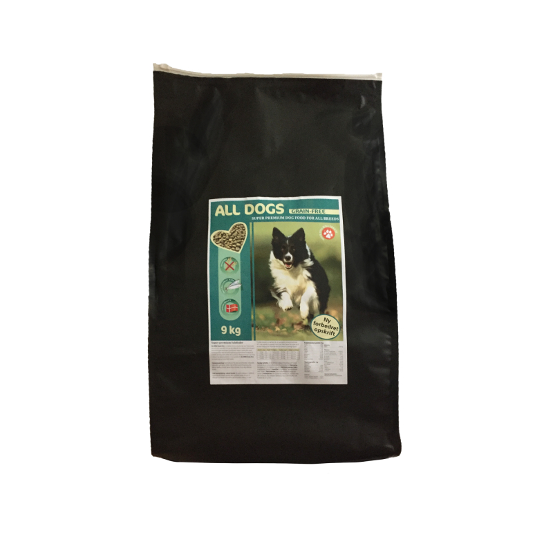 All Dogs   Grain Free Hundefoder 9 Kg