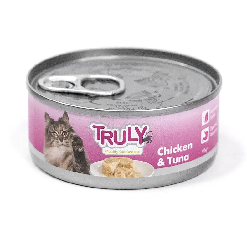 Truly Vådfoder Til Kat   Kylling   Tun 95 G