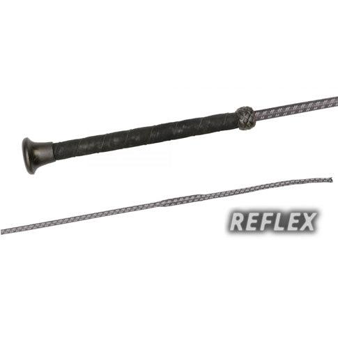 Fleck Reflex Neon Dressurpisk M  Ultrasoft Grip