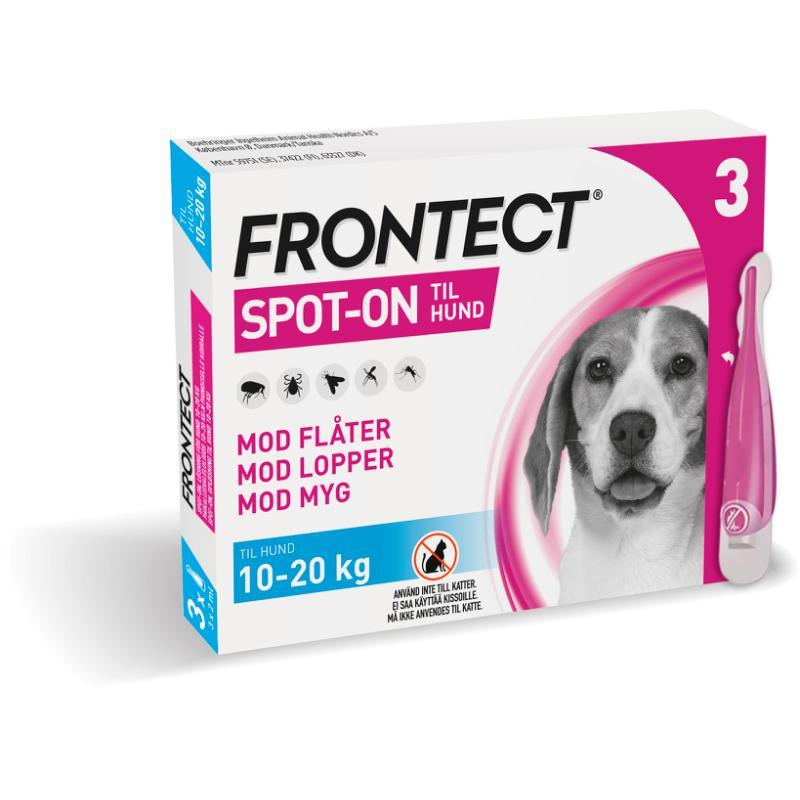 Frontect  3 X 2 Ml Til Hund 10 20 Kg
