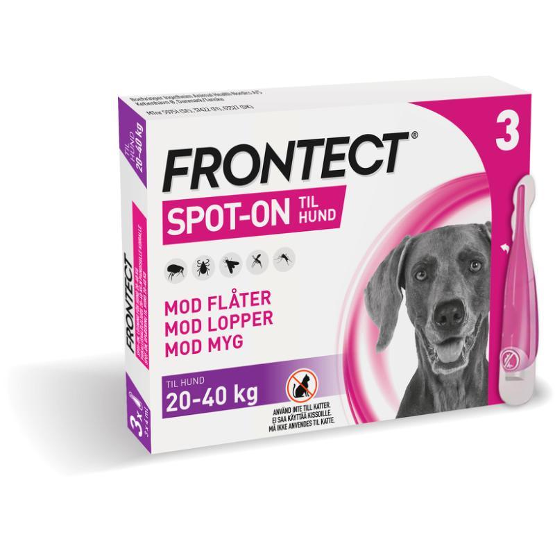 Frontect  3 X 4 Ml Til Hund 20 40 Kg