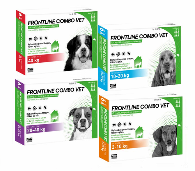 Frontline Combo Vet  Loppemiddel Til Hund