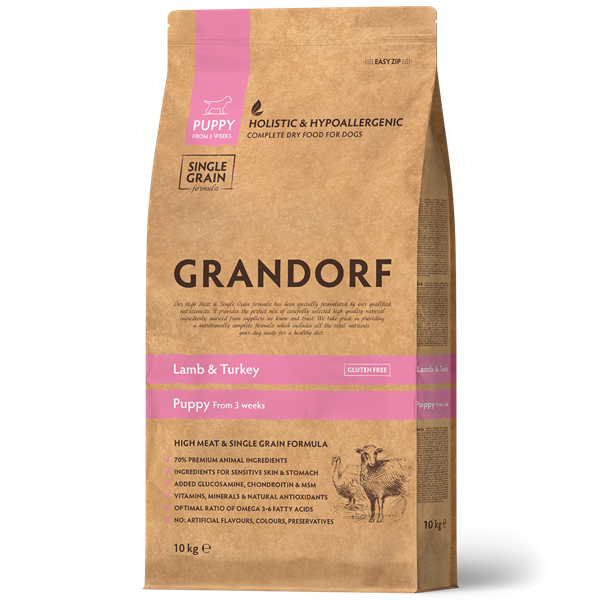 Grandorf Puppy Lamb Turkey 10kg