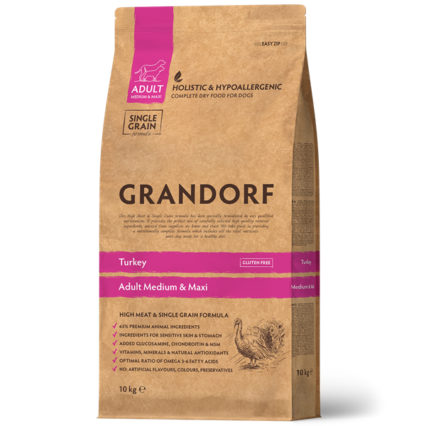 Grandorf Hundefoder Kalkun 10kg