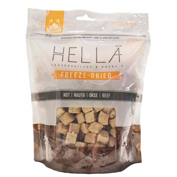 Hella Frysetørret Hundefoder Okse