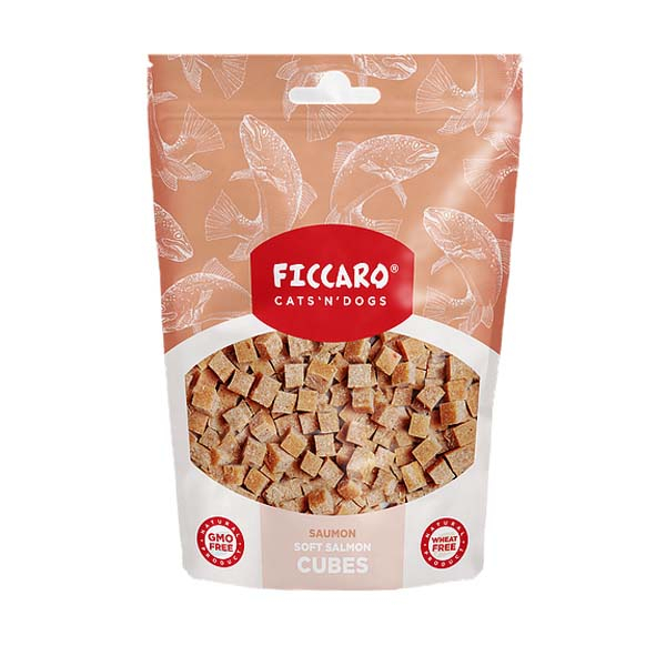 Ficcaro Hundegodbidder Laks  100g