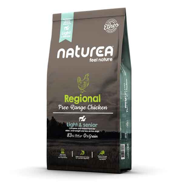 Naturea Kornfri Foder Ethos Light Senior 10kg