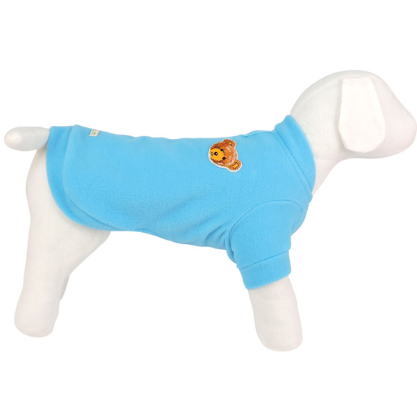Fleece Trøje Til De Små Hunde  Lyseblå Xs