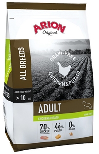 Arion No Grain   Adult   Kylling Og Kartofler  12kg