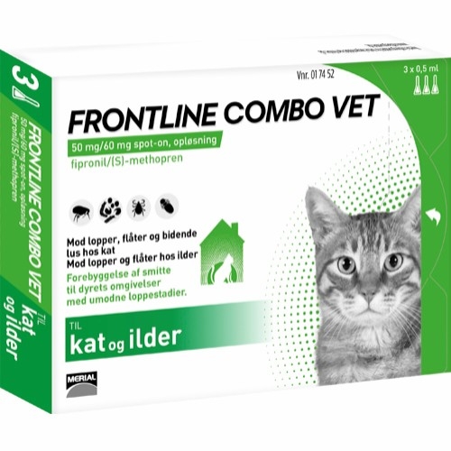 Frontline Combo Vet Loppemiddel Til Kat  0 50ml