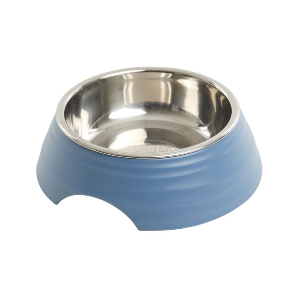 Buster Frosted Ripple Madskål  Blå S