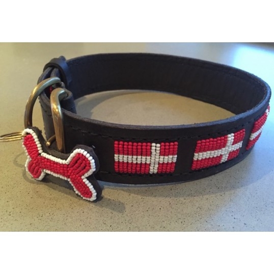 Dannebrog Hundehalsbånd Zinj Design
