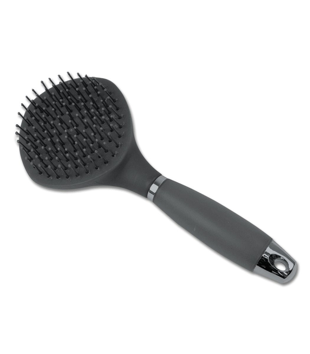 Mane Brush Gel Handle  Black