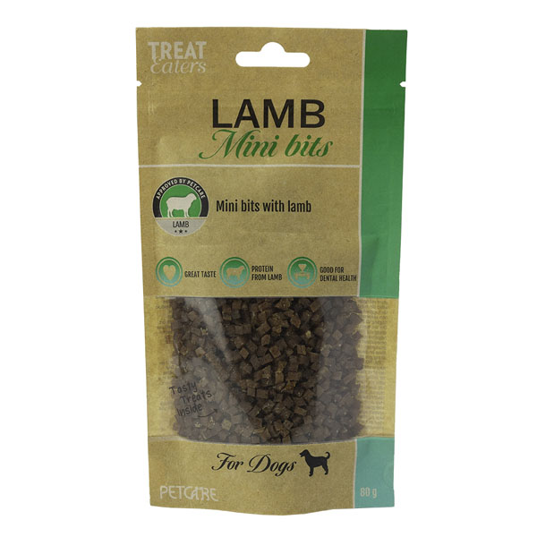 Hundegodbid Mini Bits Lamb 80g