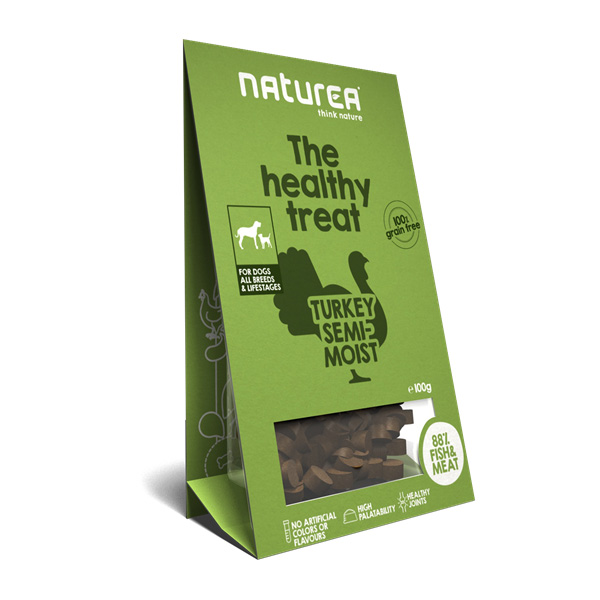 Naturea Hundegodbid Med Kalkun 100g