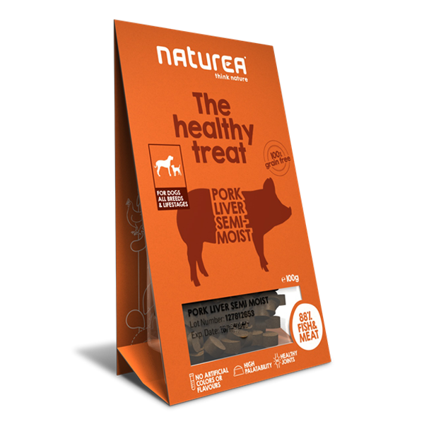 Naturea Hundegodbid Med Lever 100g