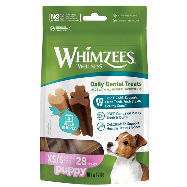Whimzees Tyggeben  Puppy Xs S 28 Stk