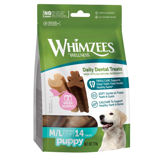 Whimzees Tyggeben  Puppy M L 14 Stk