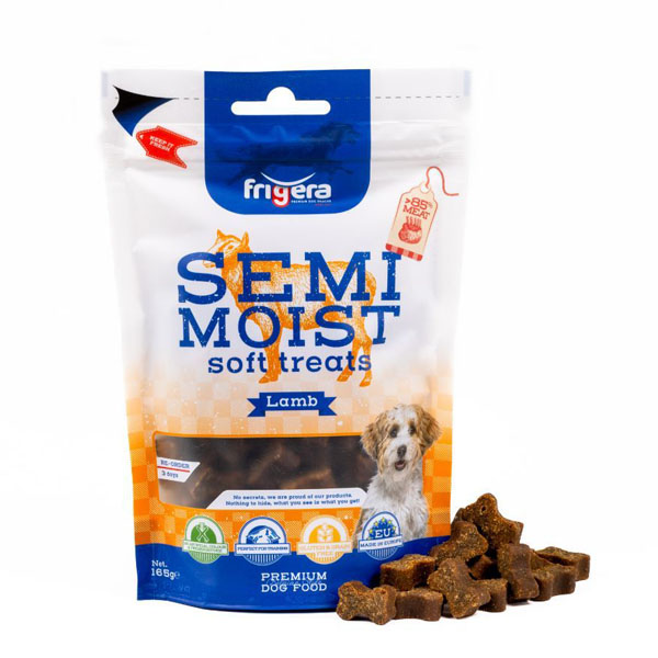 Semi Moist Hundegodbidder Lam 165g