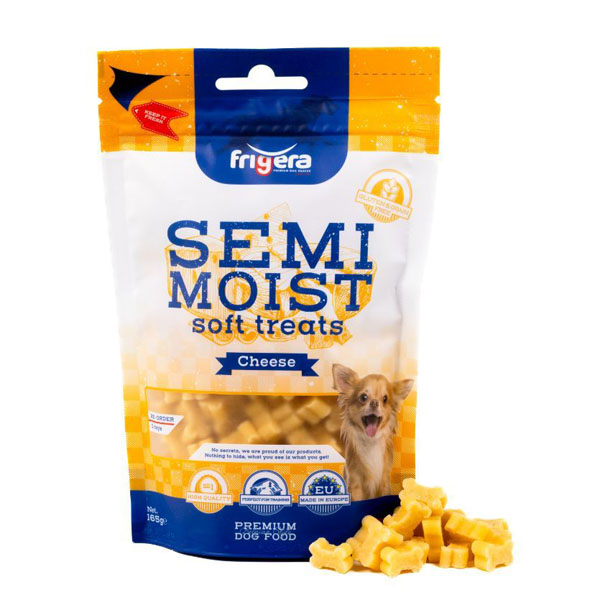Semi Moist Hundegodbidder Med Ost 165g