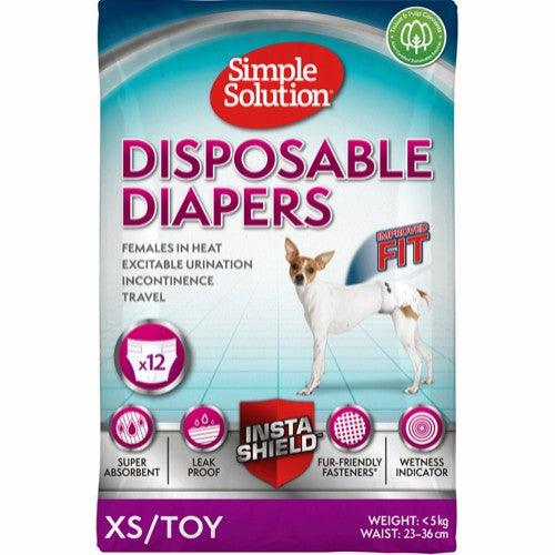 Simple Solution Engangsble Til Tæver  12 Stk    Xs