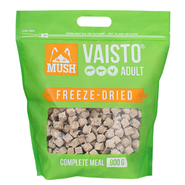 Frysetørret Mush Hundefoder Grøn 800 G