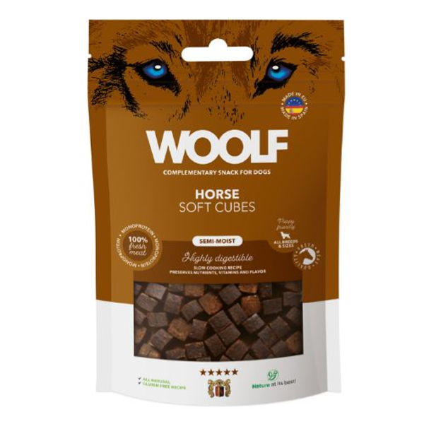Hundegodbid Woolf Soft  Hest 100g